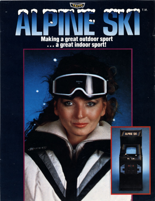 Alpine Ski (set 2) Arcade Game Cover
